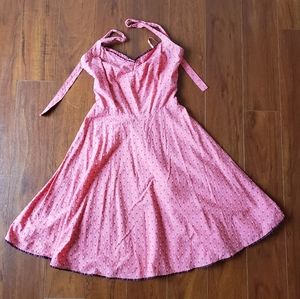 Bandolino Pink Swiss Dot Dress
